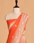 Orange Butti Saree in Georgette