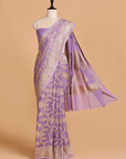 Mauve Jaal Saree in Georgette