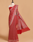 Red Leheriya Saree in Georgette