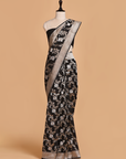 Black Jaal Saree in Silk