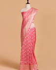 Gajar Pink Butta Saree in Silk