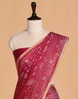 Magenta Jaal Saree in Silk