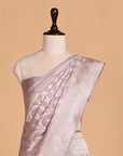 Mauve Jaal Saree in Silk