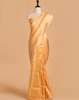Lemon Brocade Saree in Silk