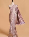 Mauve Brocade Saree in Silk