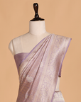 Mauve Brocade Saree in Silk