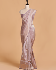 Mauve Brocade Saree in Silk