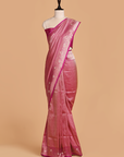 Magenta Brocade Saree in Silk