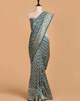 Peacock Brocade Saree in Silk