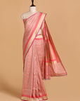 Gajar Pink Patola Saree in Silk
