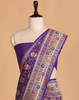 Purple Patola Saree in Silk