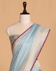 Sky Blue Paithani Pallu Saree in Silk