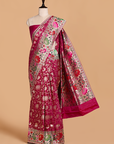 Magenta Jaal Saree in Silk