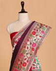 Wine Butti Saree in Silk