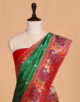 Green Butti Saree in Silk