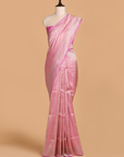 Lavender Brocade Saree in Silk