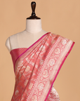 Magenta Pink Brocade Saree in Silk
