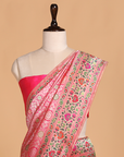 Rani Pink Brocade Silk Saree