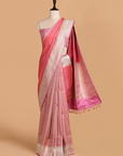 Lavender Patli Pallu Saree in Silk