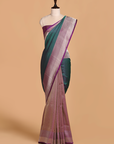 Purple Patli Pallu Saree in Silk
