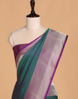 Purple Patli Pallu Saree in Silk