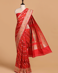 Red Butti Saree in Silk