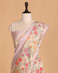 Mauve Plain Saree in Silk