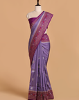 Mauve Butta Saree in Silk