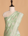 Sea Green Butta Saree in Silk
