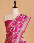 Magenta Jaal Saree in Silk