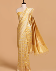 Yellow Jaal Saree in Silk