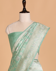 Sea Green Jaal Saree in Silk