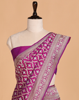 Magenta Jaal Saree in Silk