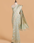Firozi Jaal Saree in Silk