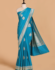 Peacock Butta Saree in Muslin Silk