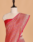 Red Brocade Saree in Silk