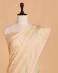 Peach without Zari Saree in Silk