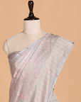 Mauve without Zari Saree in Silk