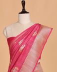 Pink Butta Saree in Georgette Tussar
