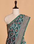 Rama Green Jaal Saree in Silk