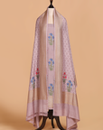 Mauve Butta Dress in Georgette Tussar