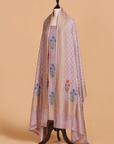 Mauve Butta Dress in Georgette Tussar
