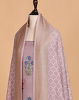 Mauve Butta Dress in Georgette Tussar