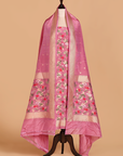 Pink Jaal Dress in Silk