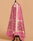 Pink Jaal Dress in Silk