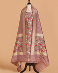 Mauve Jaal Dress in Silk