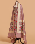 Mauve Jaal Dress in Silk