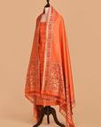 Orange Butti Dress in Silk