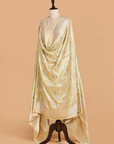 Pista Jaal Dupatta in Silk