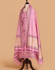 Light Pink Jaal Dress in Silk